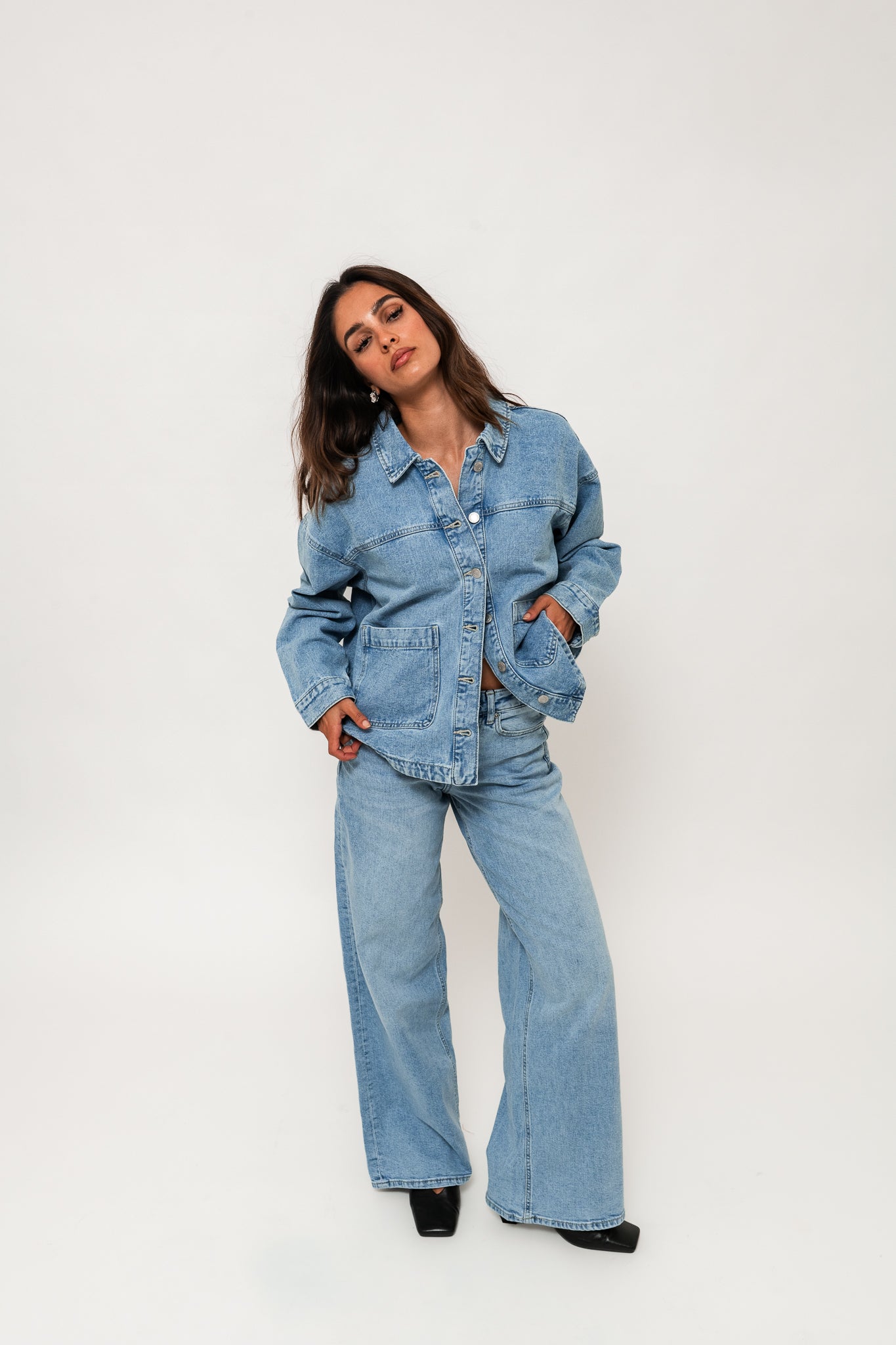 VMSANDIE Jeans - Light Blue Denim